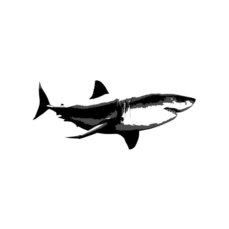 Shark Nerd Distressed Cool Deep Sea Creature Humor
