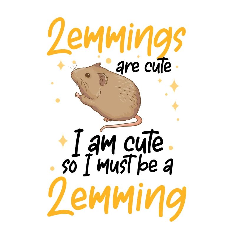 Lemming Is Cute Vole Lemming