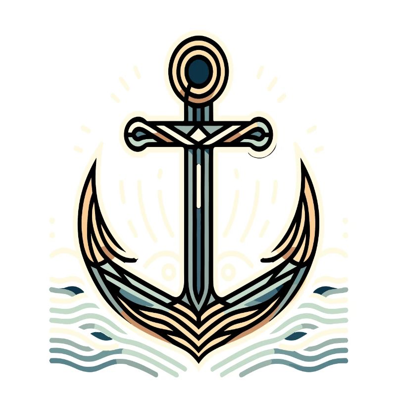 Maritimer Charme Anker Design
