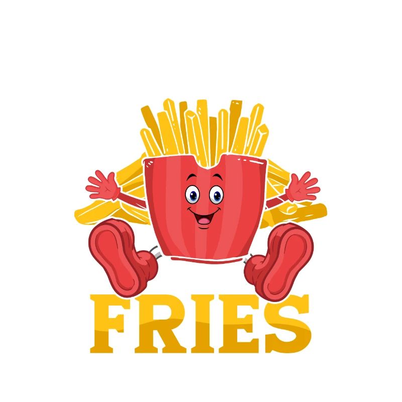 Frites sur tout : juste là pour le croquant
