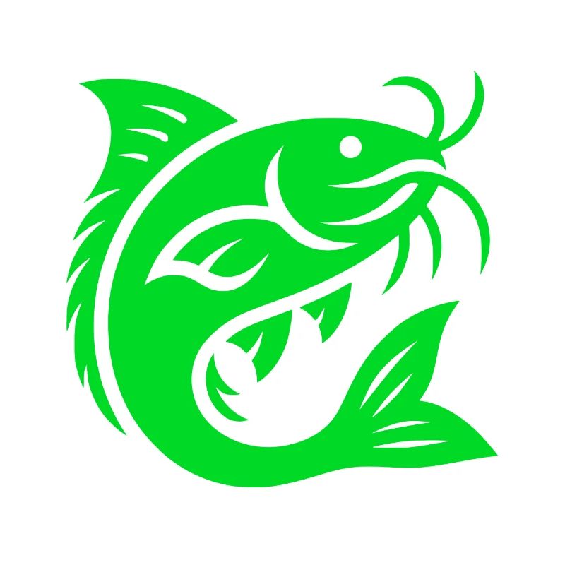 Poisson-chat, poisson-chat, poisson-chat vert, pêche au poisson, pêcheur