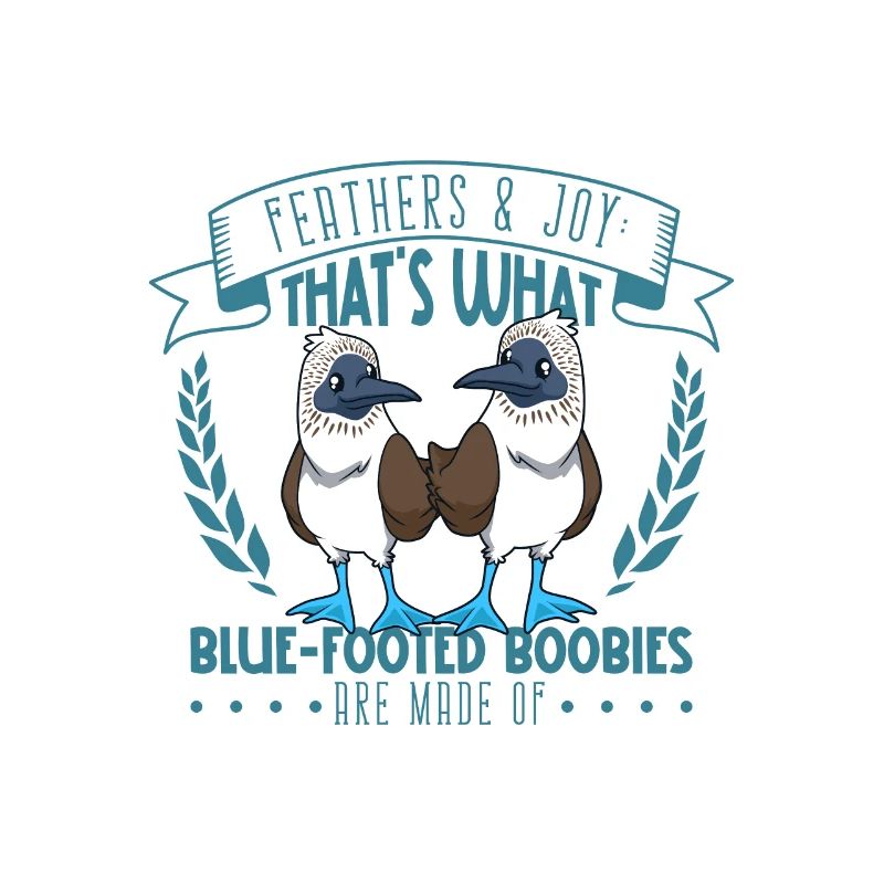 Feathers and Joy - Blue-footed Boobies