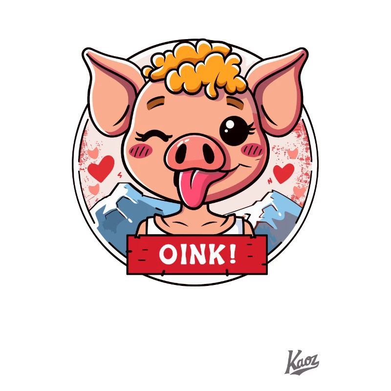 Petit cochon mignon : OINK !