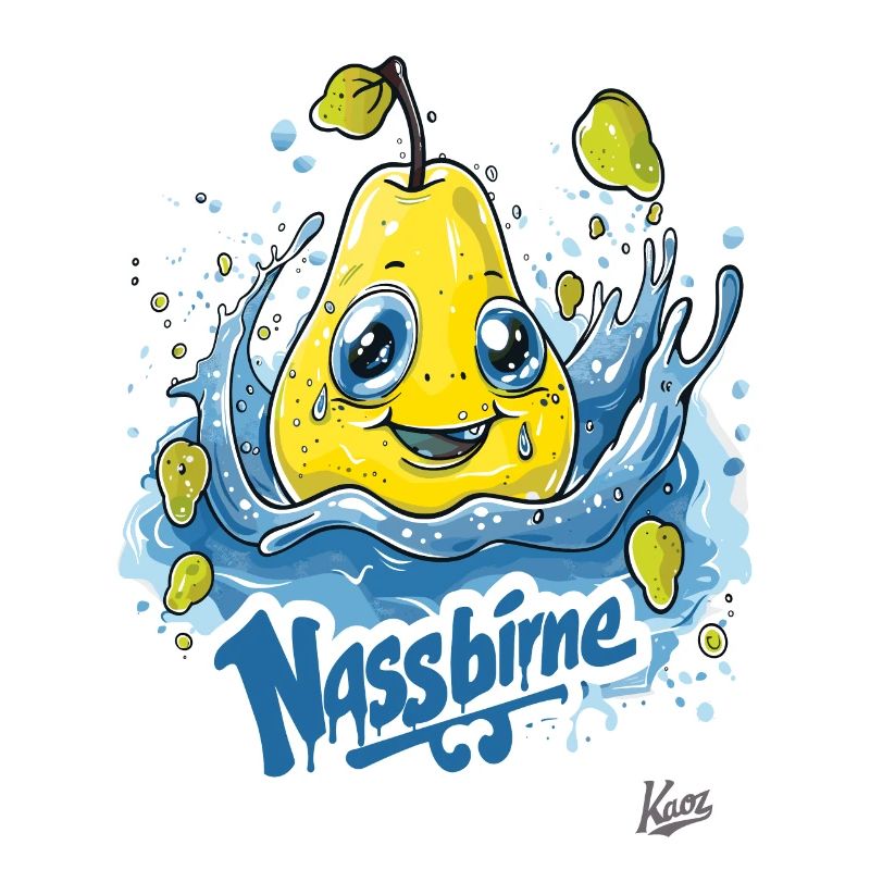 Funny Water Wet Pear: A Wet Pear