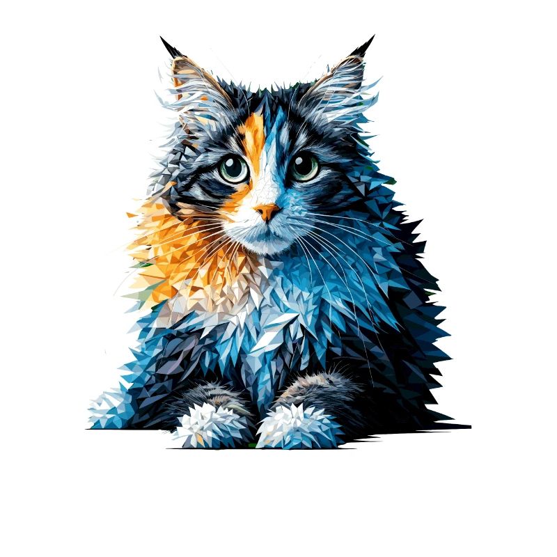 Polygone Art American Curl