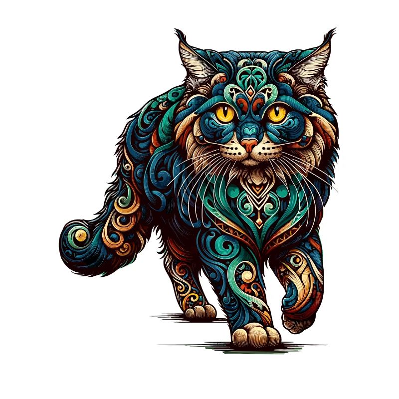 Mandala Art American Curl