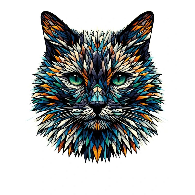 Polygone Art Bombay Chat
