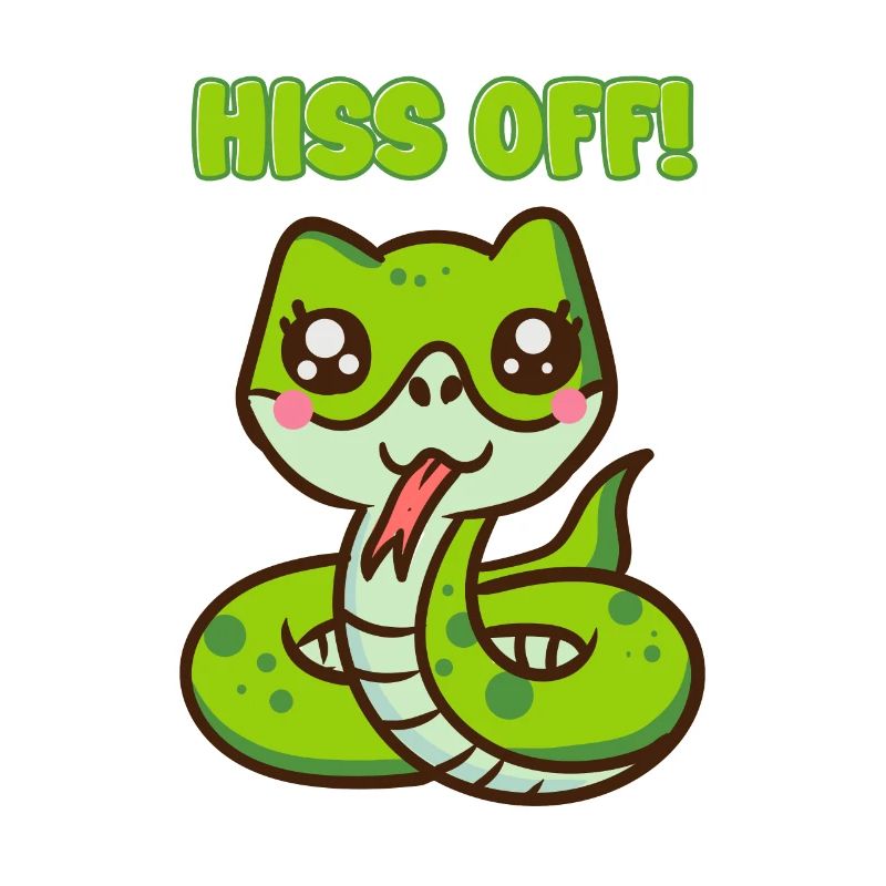 Sifflement ! - Jeu de mots sur le serpent mignon
