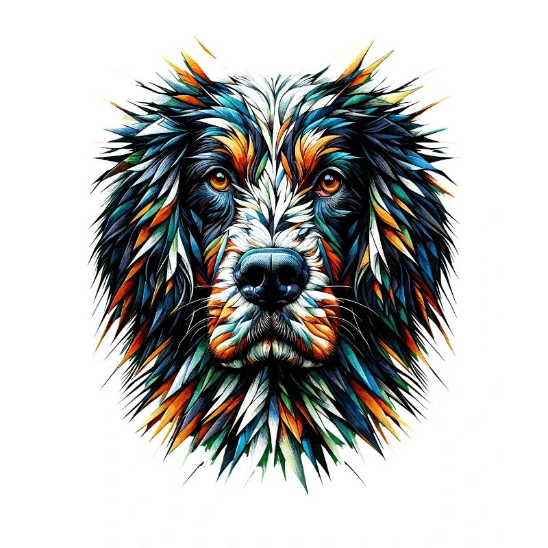 Polygon Art Setter Anglais Setter Laverack