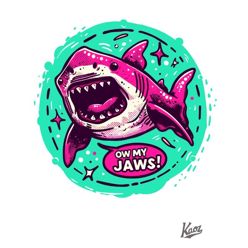 requin vert rose, Oh mes dents