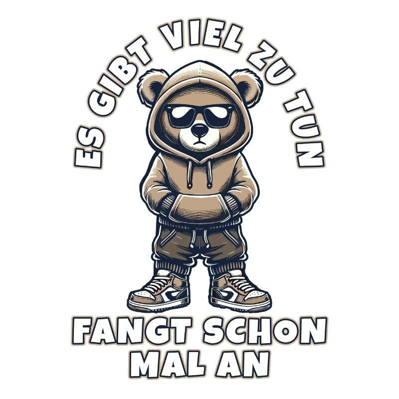 Lustiger Spruch Büro Chef Sarkasmus Teddybär