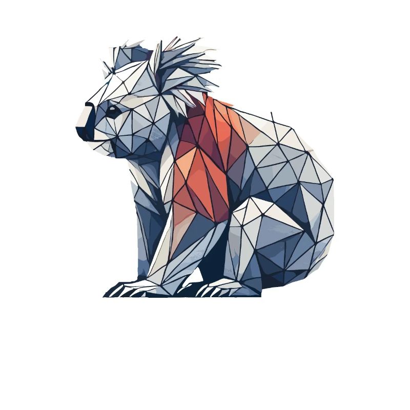 Geometric Art Koala Koalas