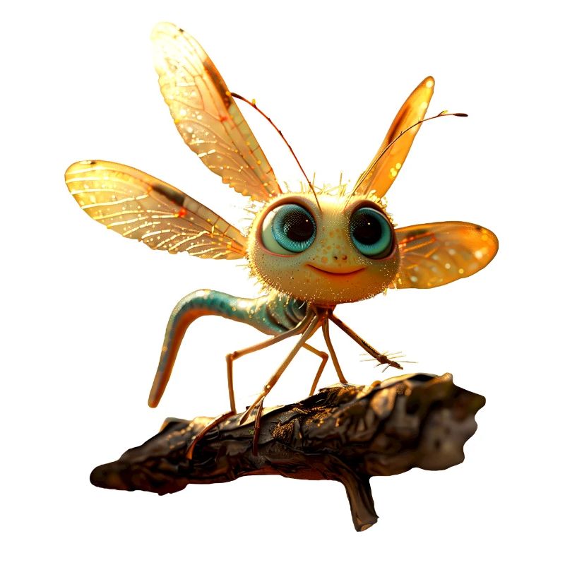 Libellule Libellule Ailes Colorées Libellules Mignonnes
