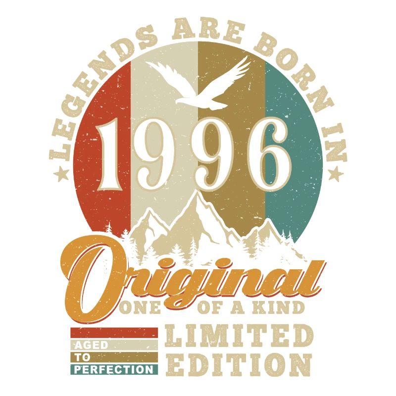 Original 1996 Cadeau D'anniversaire 1996 Authentic