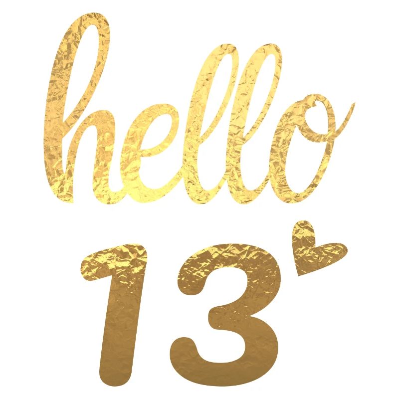 Hello 13 doré