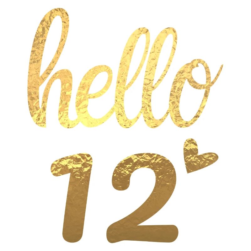 Hello 12 doré
