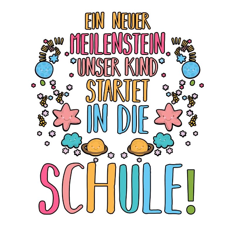 Eltern Schulkind Grundschule Erste Klasse Einschul