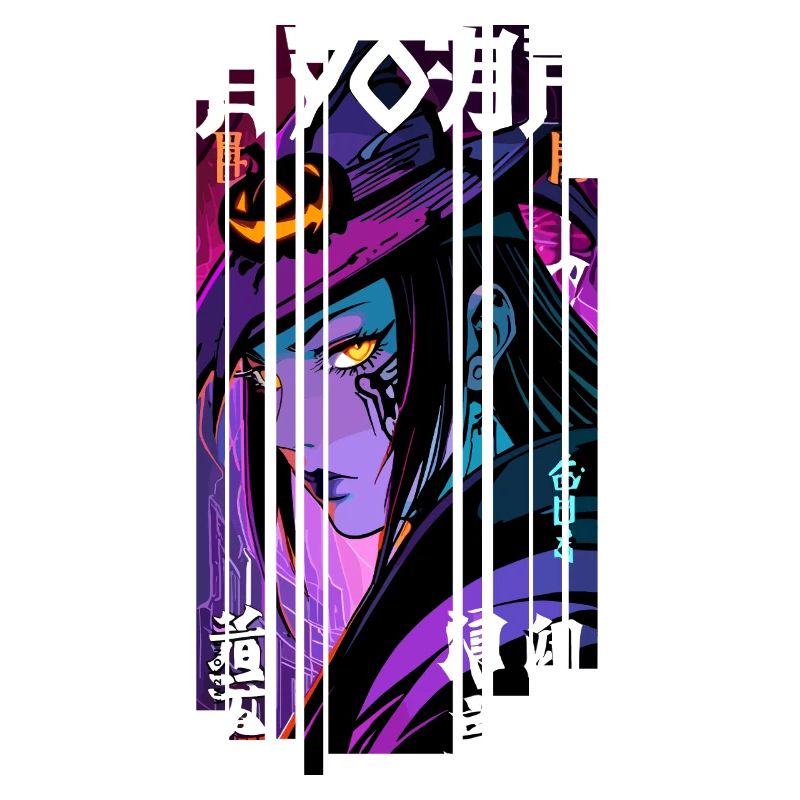 Halloween - Witch Geometric Effect Mauve