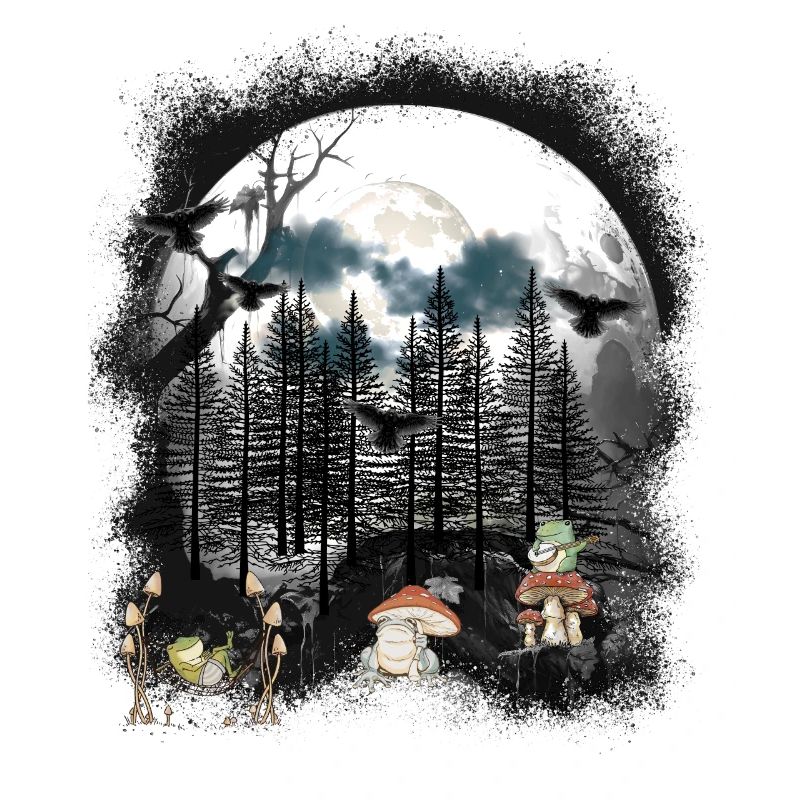 Forest Nature Frog Frogs Mystical