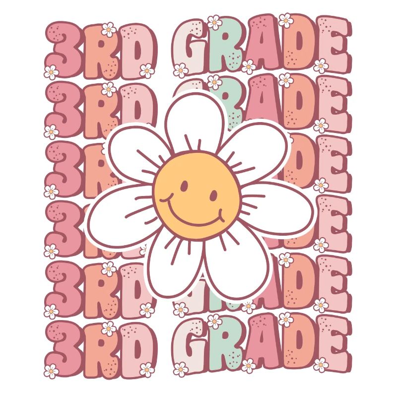 Groovy 3rd Grade Cute Back To School