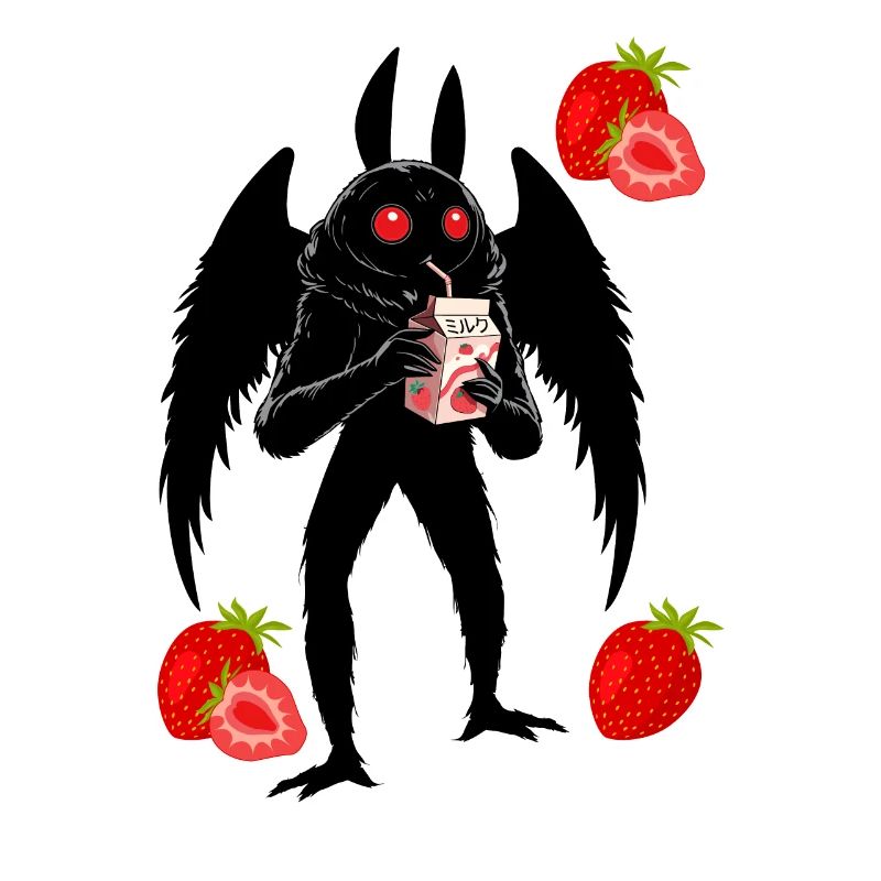 Mothman Erdbeer Milchshake