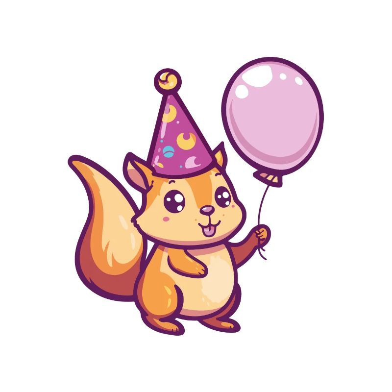 Écureuil Anniversaire Bébé
