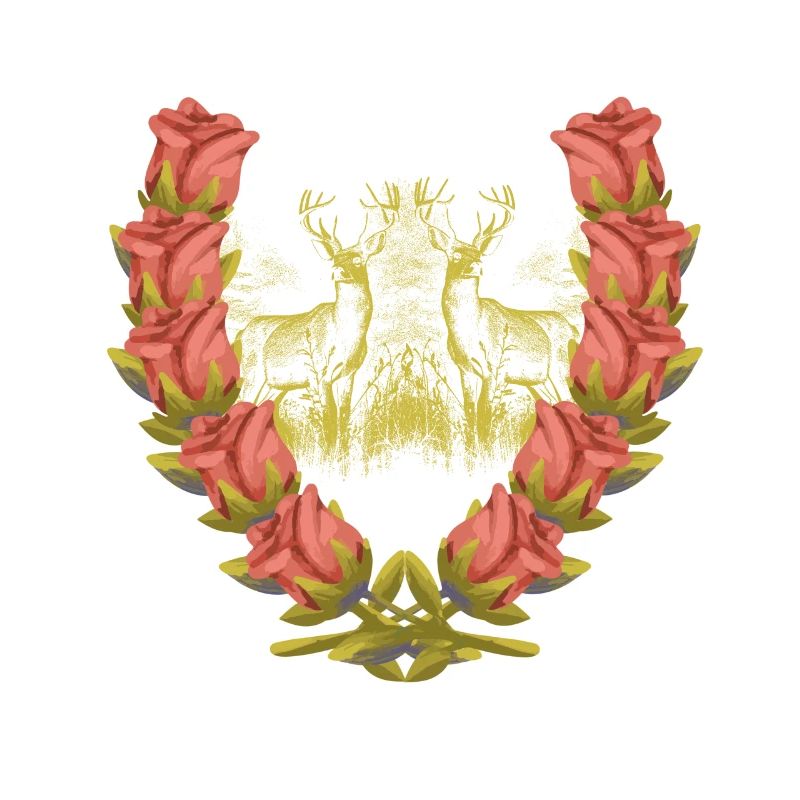 Hirsch Geweih Rotwild Rosen Hirsch Hirsche Rehbock