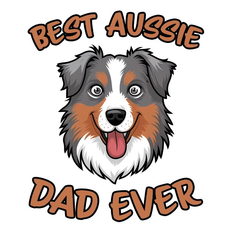 Australian Shepherd Papa Lustiges Aussie Geschenk