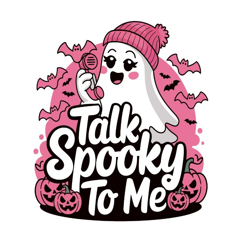 Halloween Ghost Funny Talk Spooky To Me