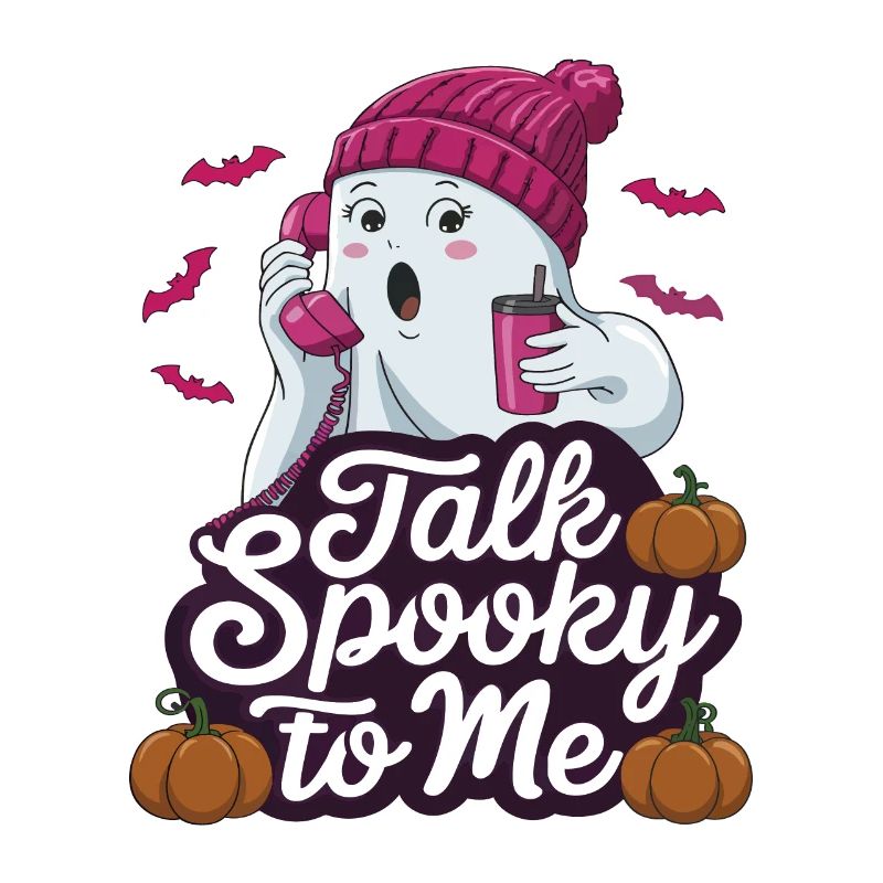 Halloween Ghost Funny Talk Effrayant pour moi