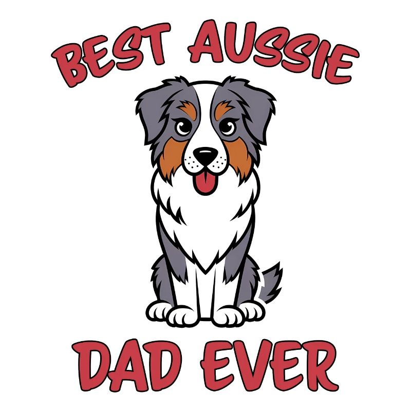 Australian Shepherd Papa Lustiges Aussie Geschenk