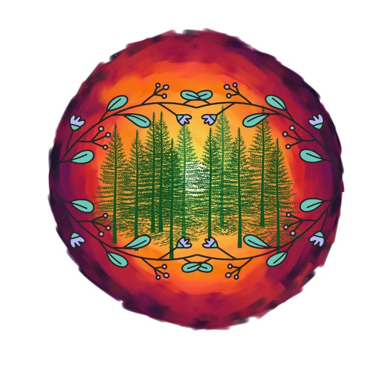 Forest Nature Spruce Coniferous Forest Trees Tree