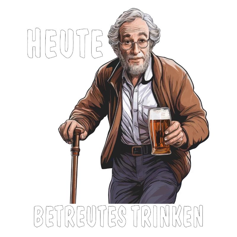 MAN BEER GLASS TODAY SUPERVISED DRINKING