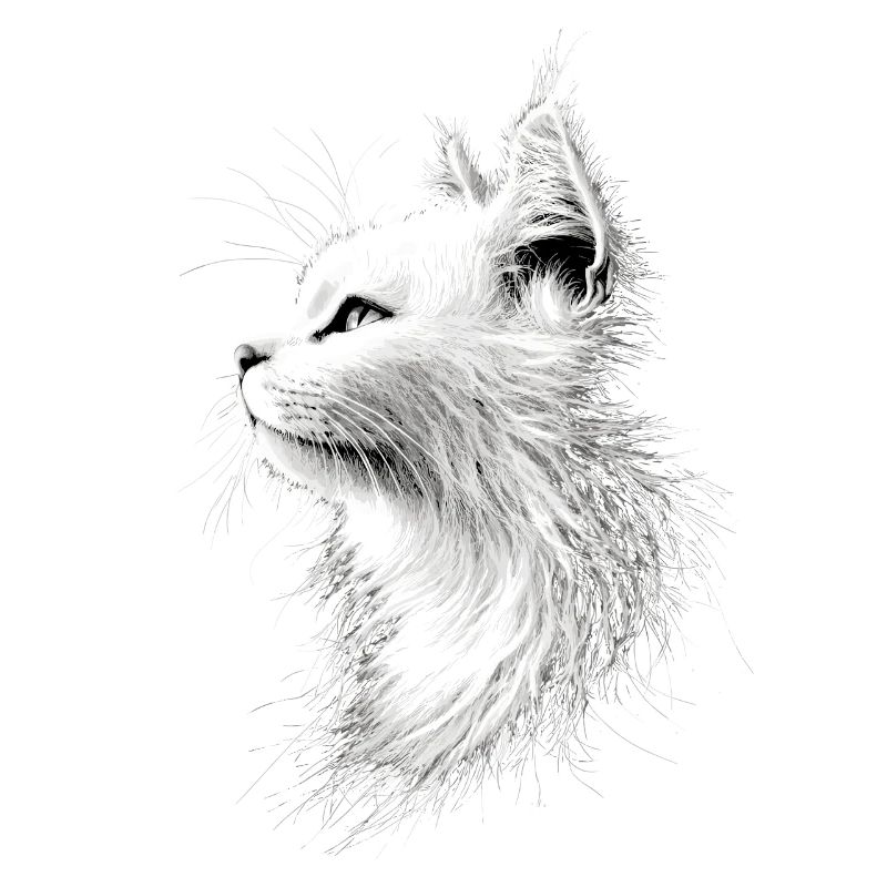 Chat Angora Blanc Chat Angora Chats Angora Mignons