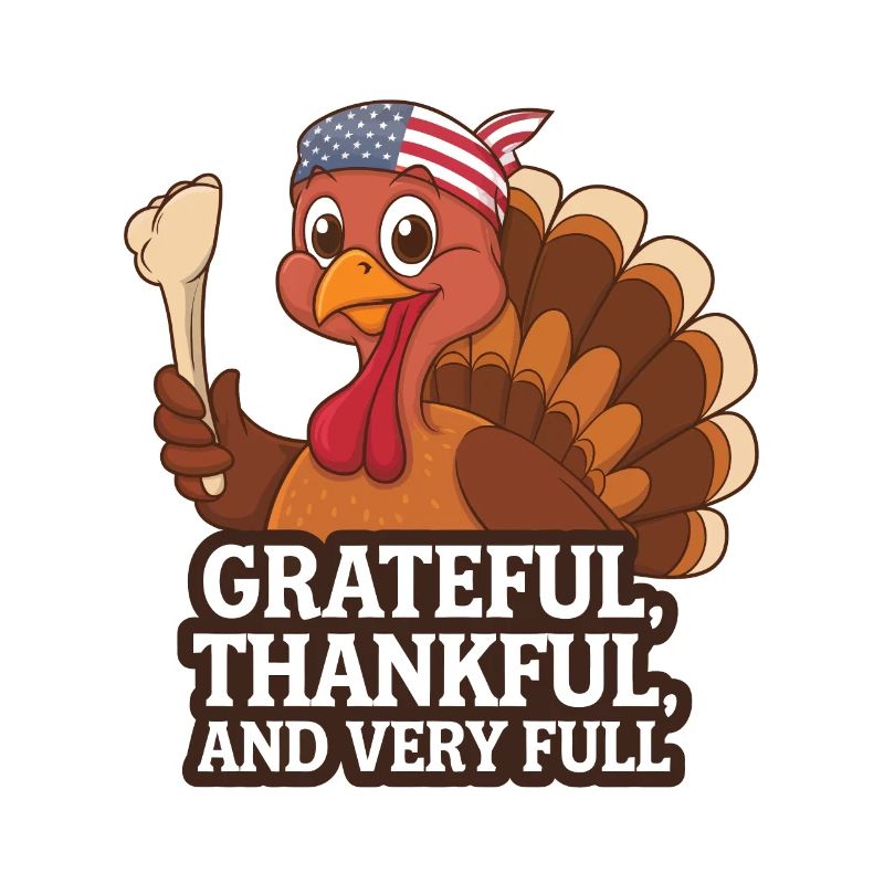 Dinde drôle de Thanksgiving