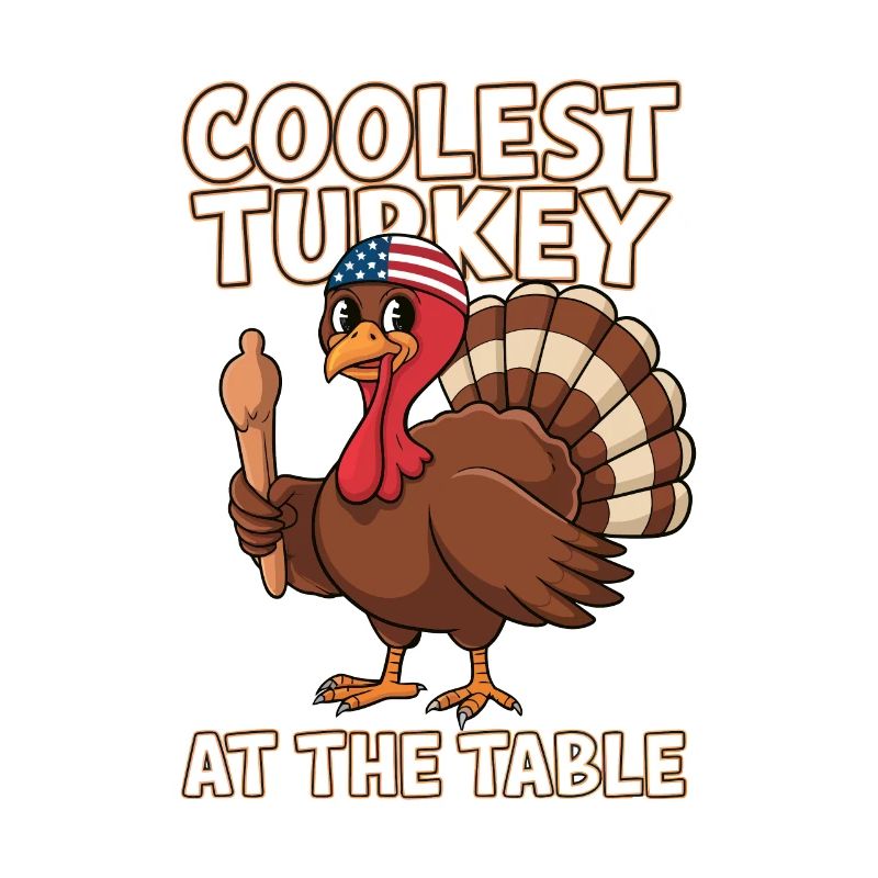 Dinde drôle de Thanksgiving