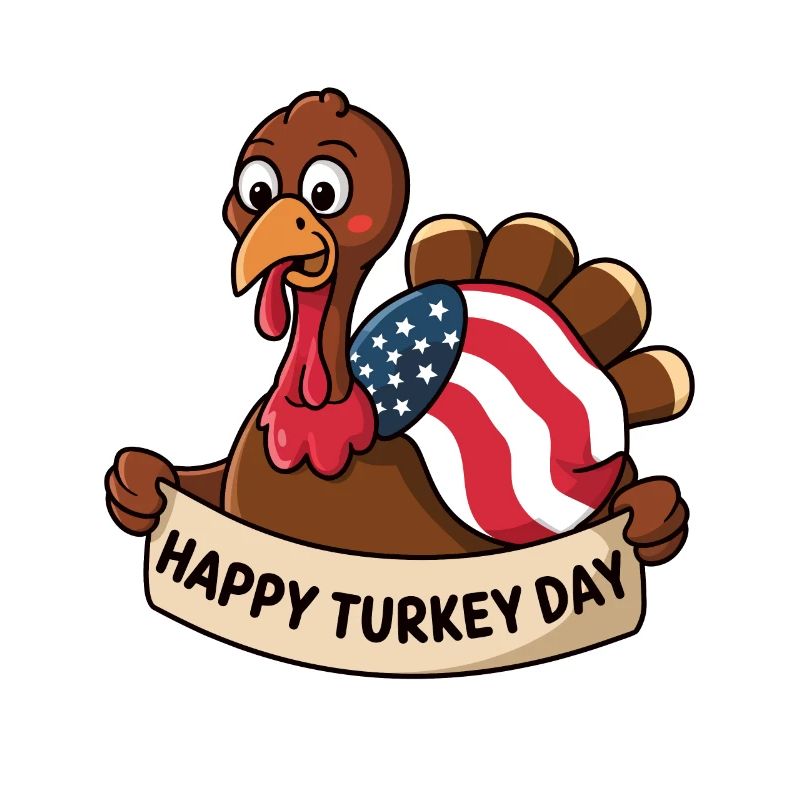 Dinde drôle de Thanksgiving