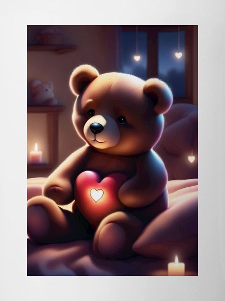 Teddybär mit Herz