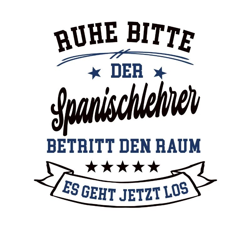 Ruhe Bitte Der Spanischlehrer Betritt Den Raum