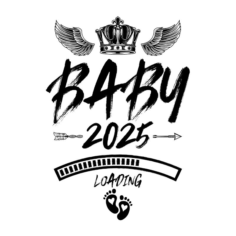 Baby 2025 Loading Spruch