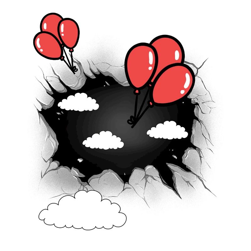 Luftballon himmlisch Himmel Luftballons