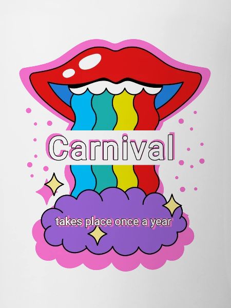 Carnival Regenbogen Farben