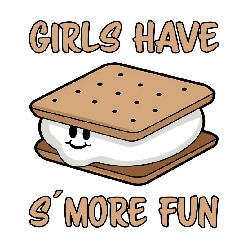 S ́More Saying Marshmallow Camping S ́More Gift