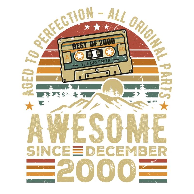 Anniversaire Décembre 2000 | Cadeau décembre 2000