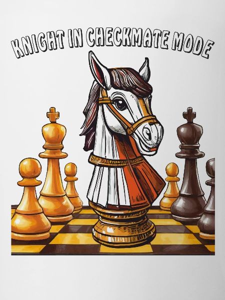 SCHACH KNIGHT IN CHECKMATE MODE