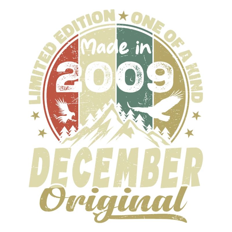 Vintage Retro Geburtstagsgeschenk - Dezember 2009
