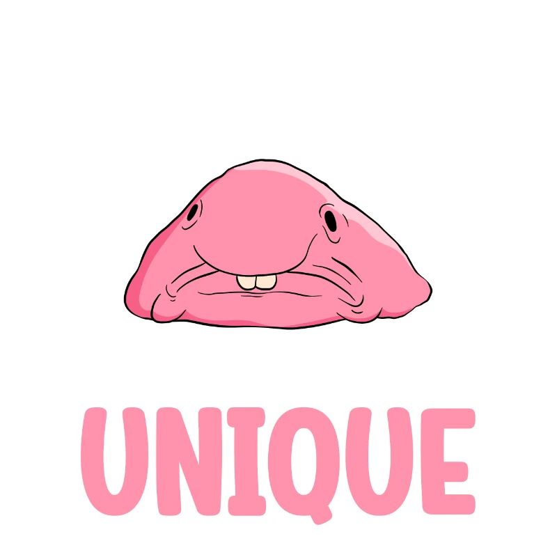 Drôle de poisson Blobfish mignon