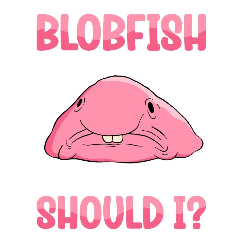 Drôle de poisson Blobfish mignon