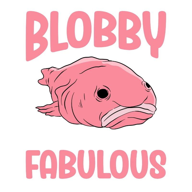 Drôle de poisson Blobfish mignon