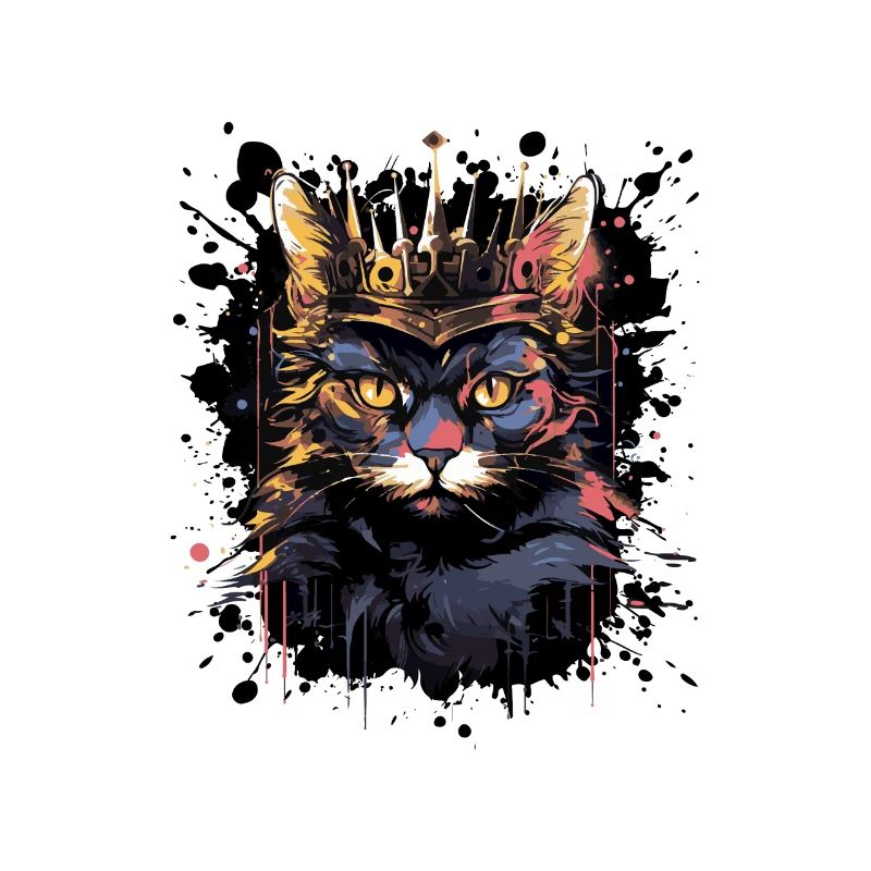 kater katze tier krone